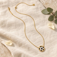 Massiefgouden ketting Calcio