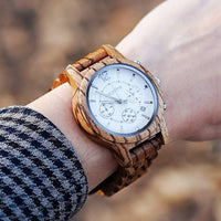 Rom Herrenuhr – Minimalistisches Holzdesign für Männer und Frauen