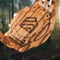 Rom Herrenuhr – Minimalistisches Holzdesign für Männer und Frauen
