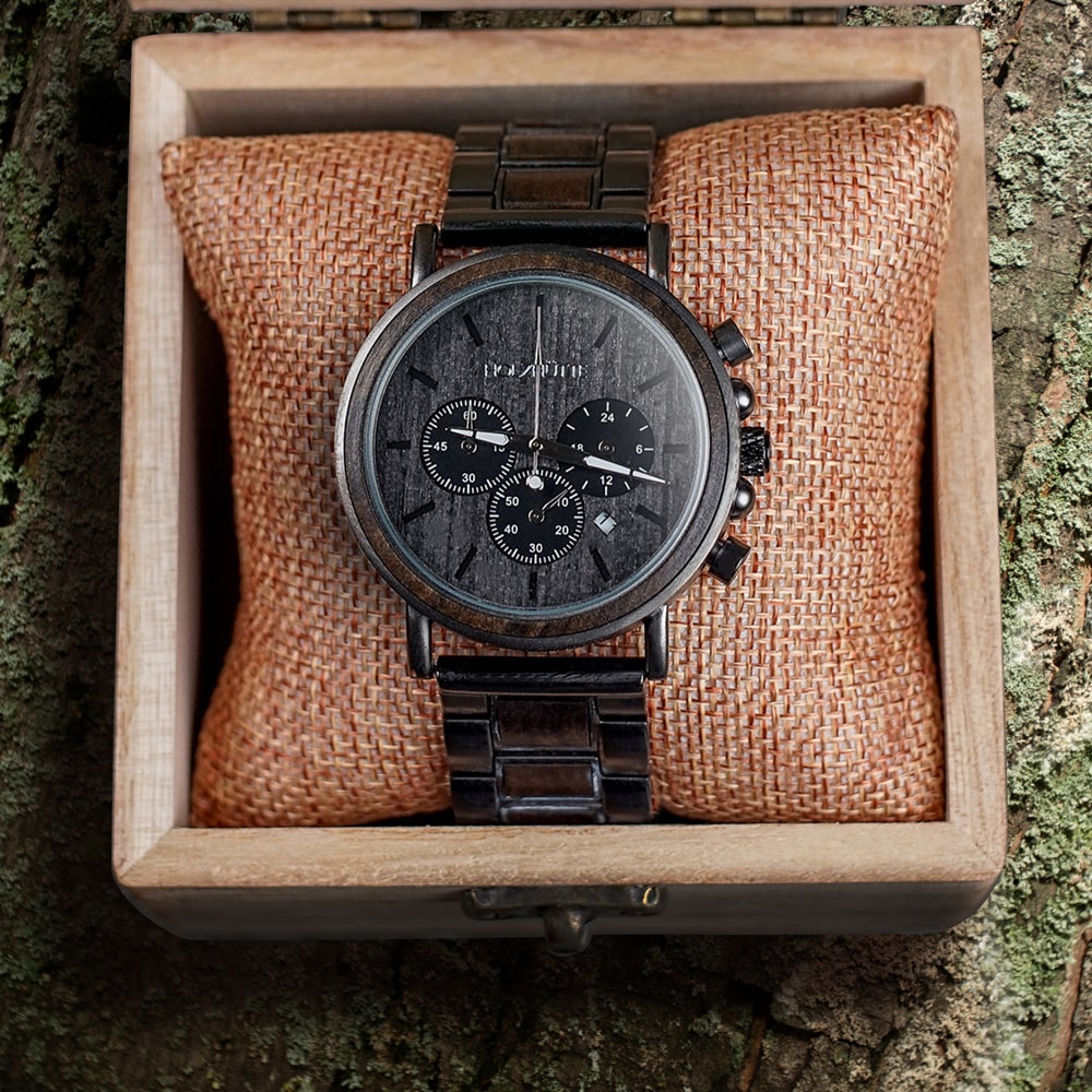 Unisex Holzuhr Dallas - Präzision trifft Natur
