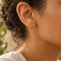 14K Gold Creolen Aurelia