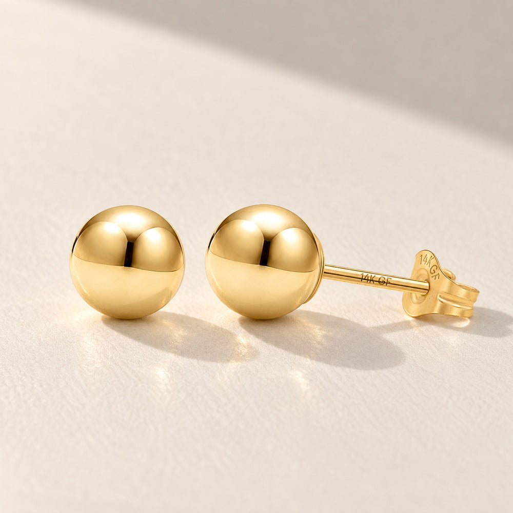 14K Gold Filled Ohrstecker Livia