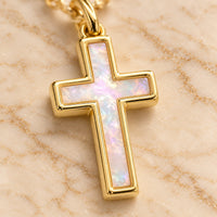 Gold Opal Kette Aurelie