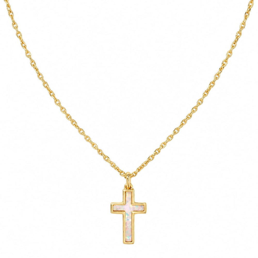 Gold Opal Kette Aurelie