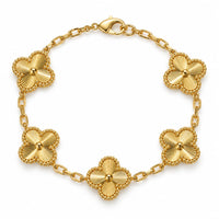 18k Gold Kleeblatt Fiora