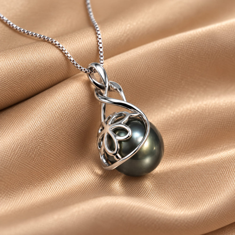 925er Silber Perlenkette