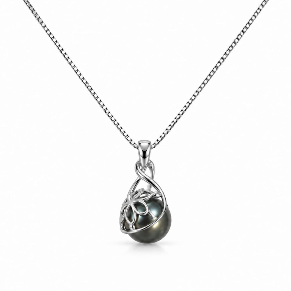 925er Silber Perlenkette