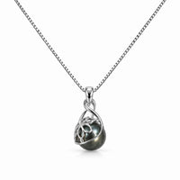 925er Silber Perlenkette