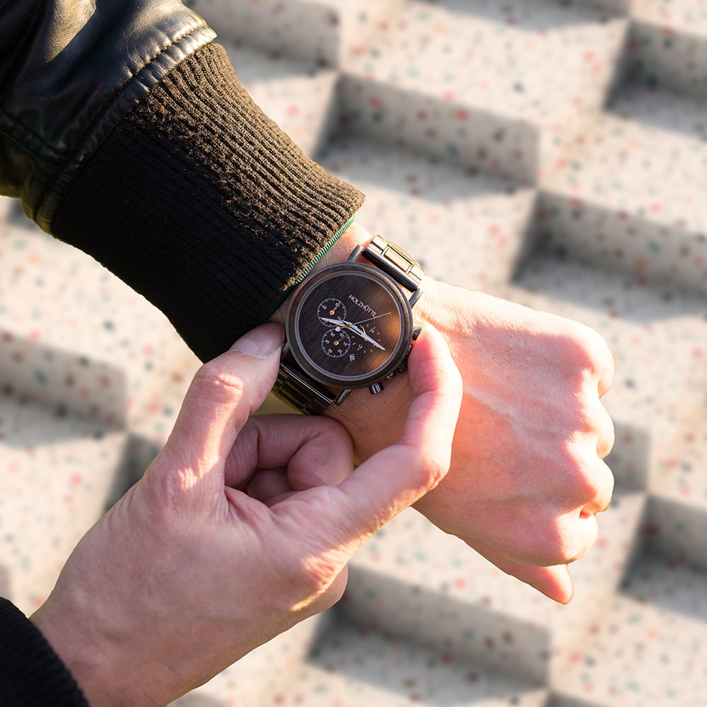 Armbanduhr aus Holz - Dallas Edition für Männer & Frauen
