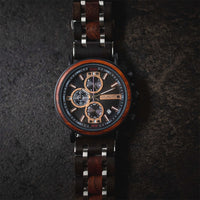 Chronograph Miami – Kontrastreiche Holzakzente für einen modernen Look
