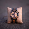 Elegante Herrenuhr Holzarmband - Chicago Chronograph