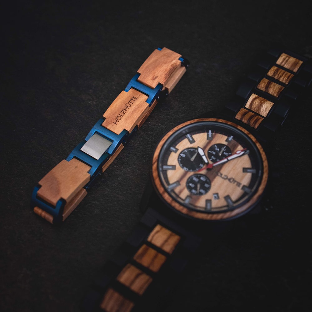 Holzarmband Poseidon