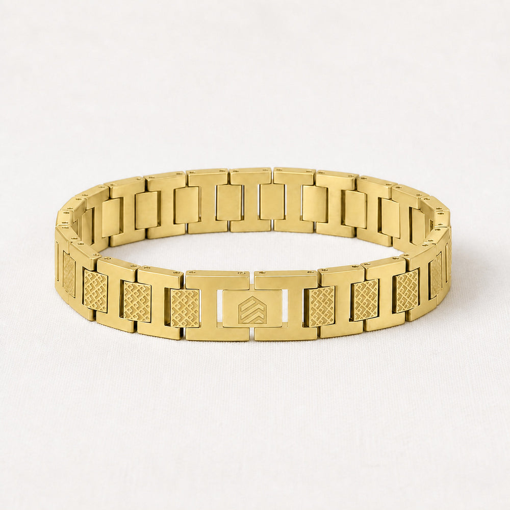Edelstahl-Gliederarmband Monaco