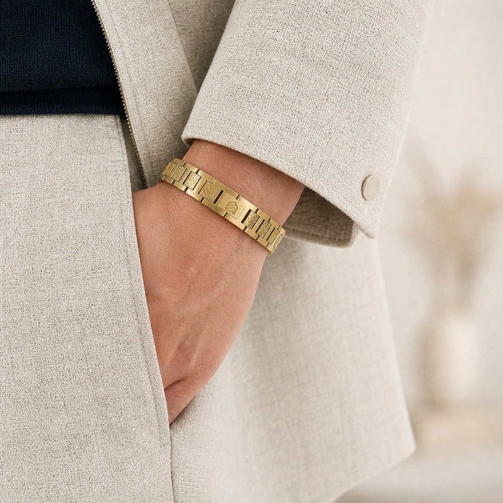 Edelstahl-Gliederarmband Monaco
