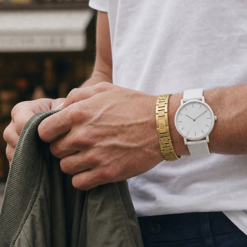 Edelstahl-Gliederarmband Monaco