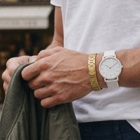 Edelstahl-Gliederarmband Monaco