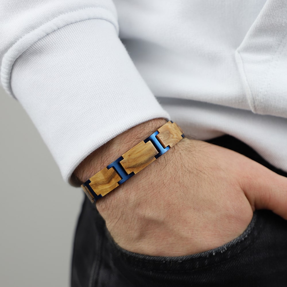 Holzarmband Poseidon