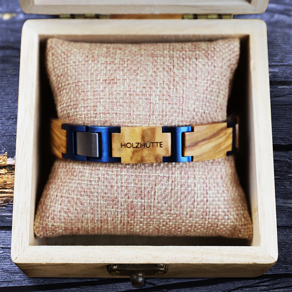 Holzarmband Poseidon