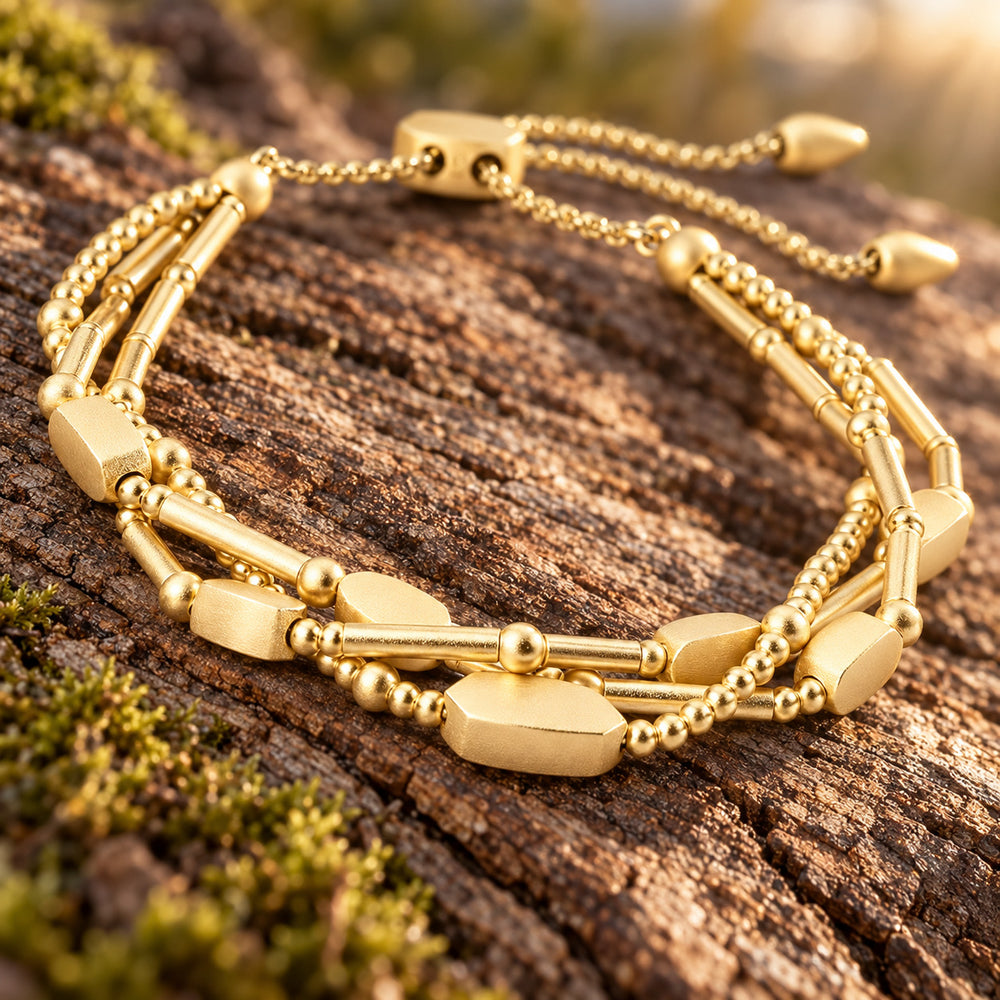 Goldenes Armband Amara
