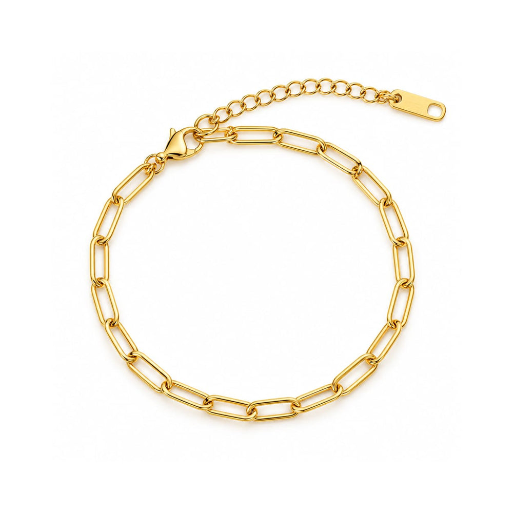 18K Gold Paperclip Julie