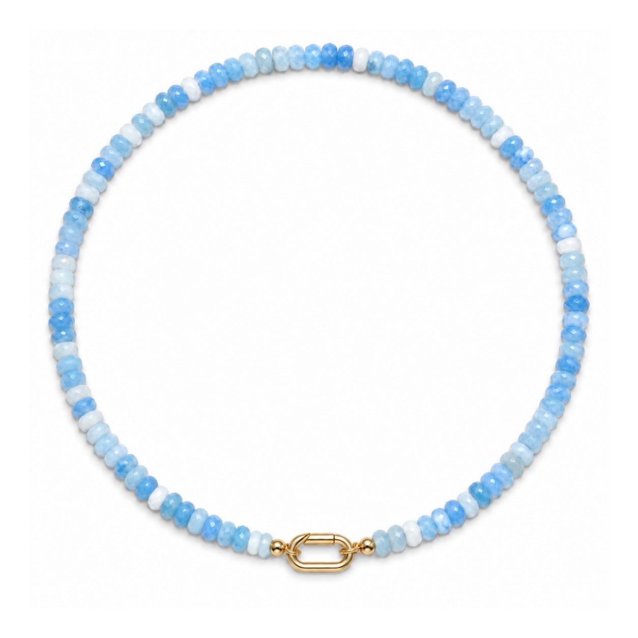Naturstein-Halskette Azzurra