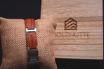 Mit Holzkiste