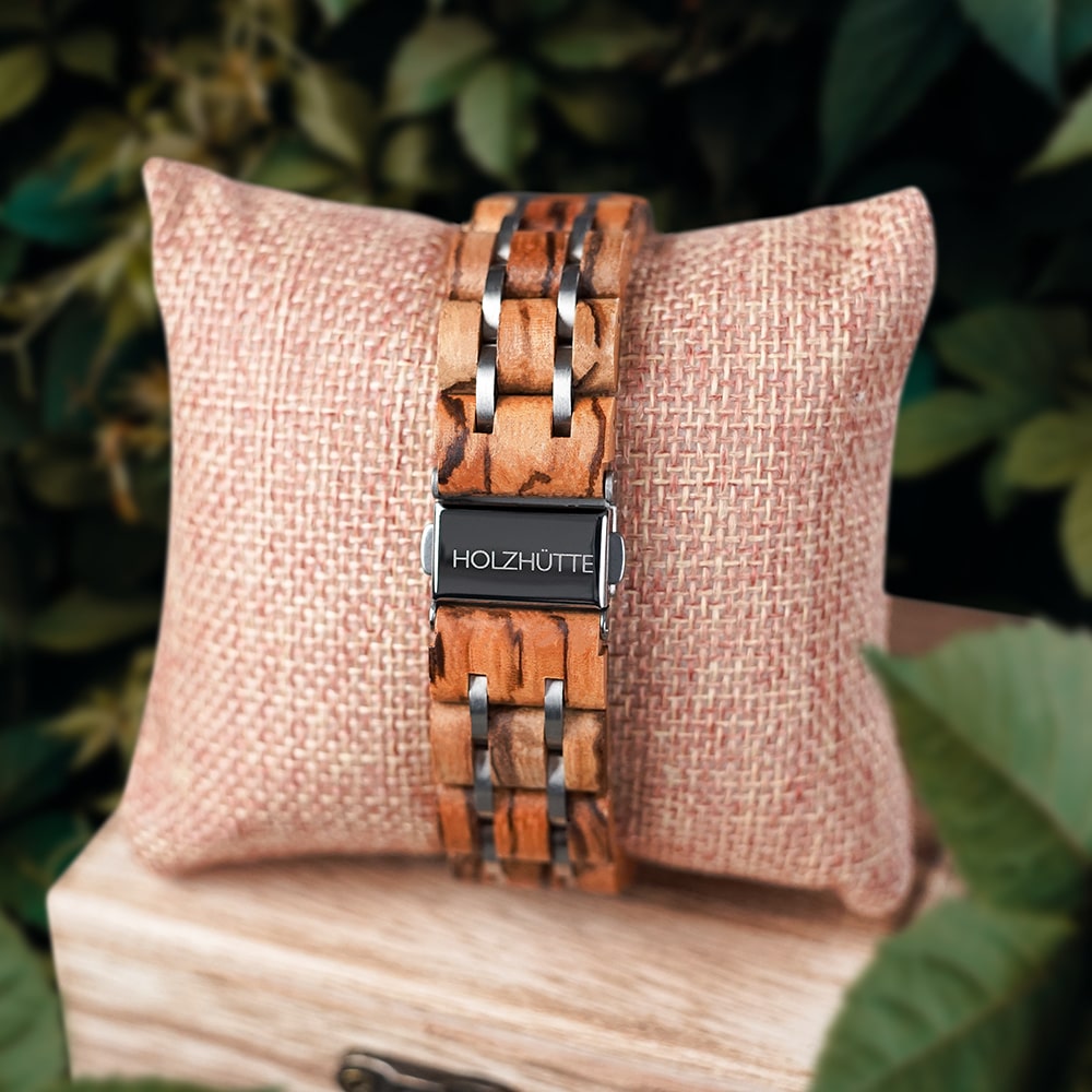 Hochwertige Holzarmbanduhr Rom – Perfekt für jeden Anlass