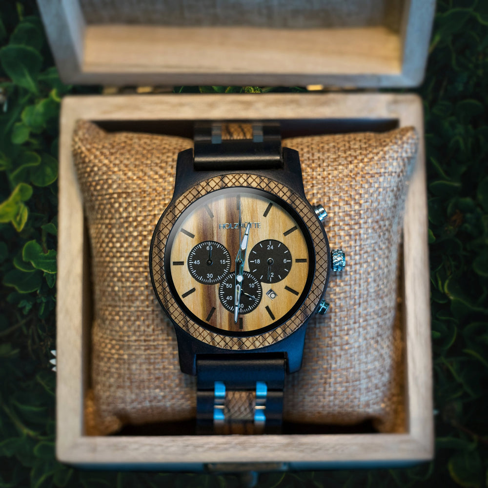 Holzuhr Los Angeles – Stilvolles Design für Männer & Frauen