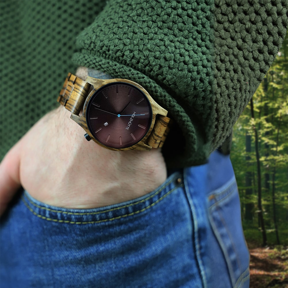 Unisex Holzarmbanduhr Richmond – Eleganz in Naturholz
